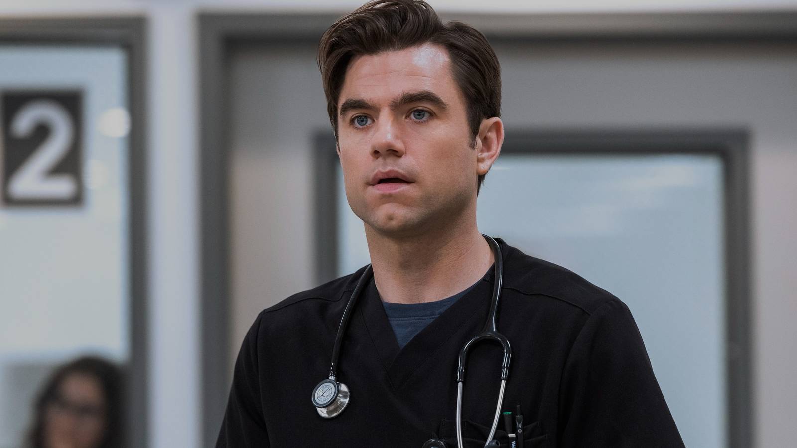 Frank Langdon (Patrick Ball) in The Pitt season 2