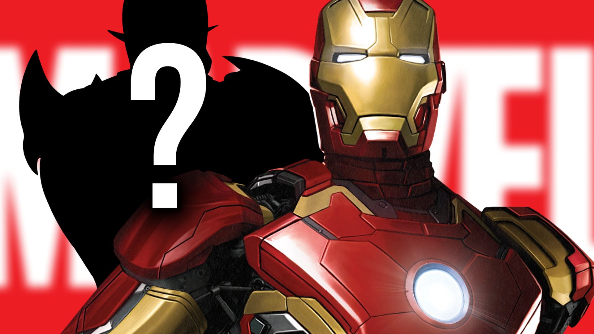 iron man and nova in silhouette