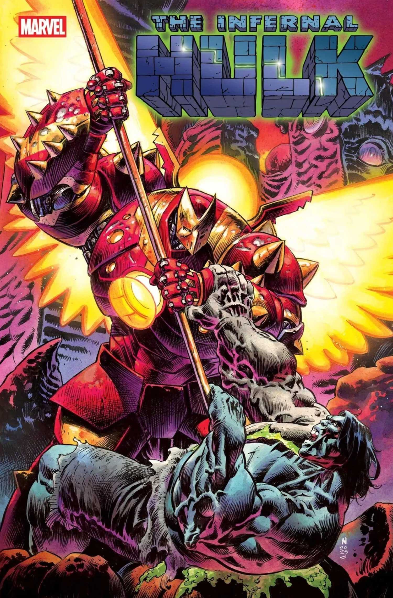 Iron Man Just Unlocked His Strongest Hulkbuster of All Time. See It Here 2 iron man's hellbuster armor vs hulk