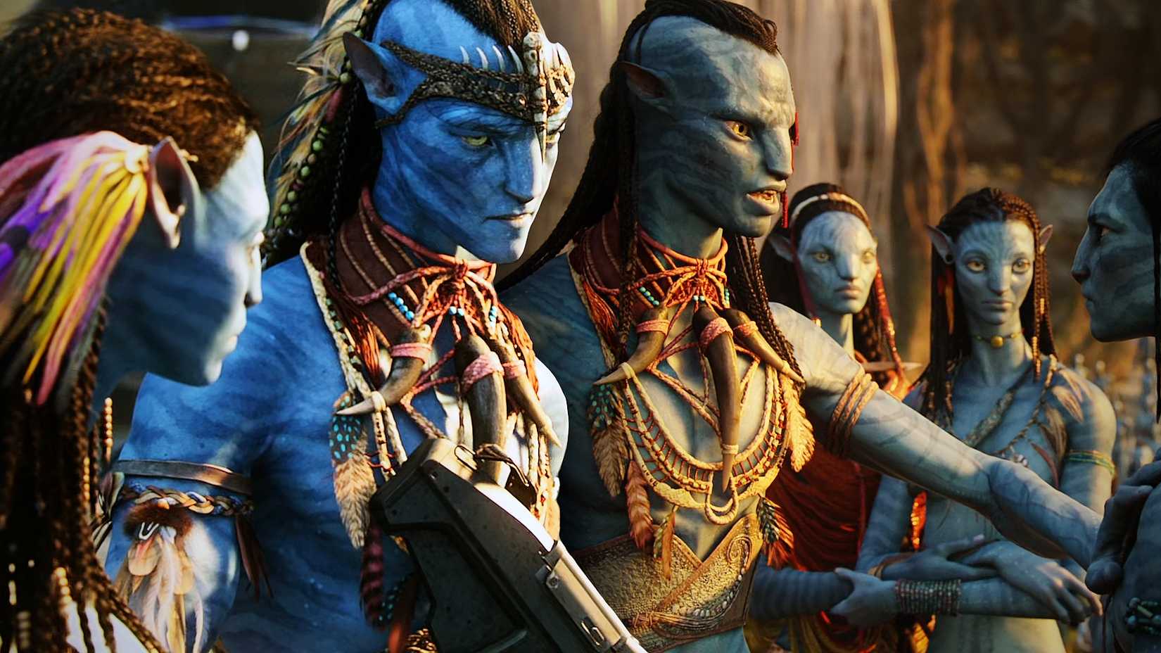 Jake Wears Tsu'tey's Necklace in Avatar Ending Scene