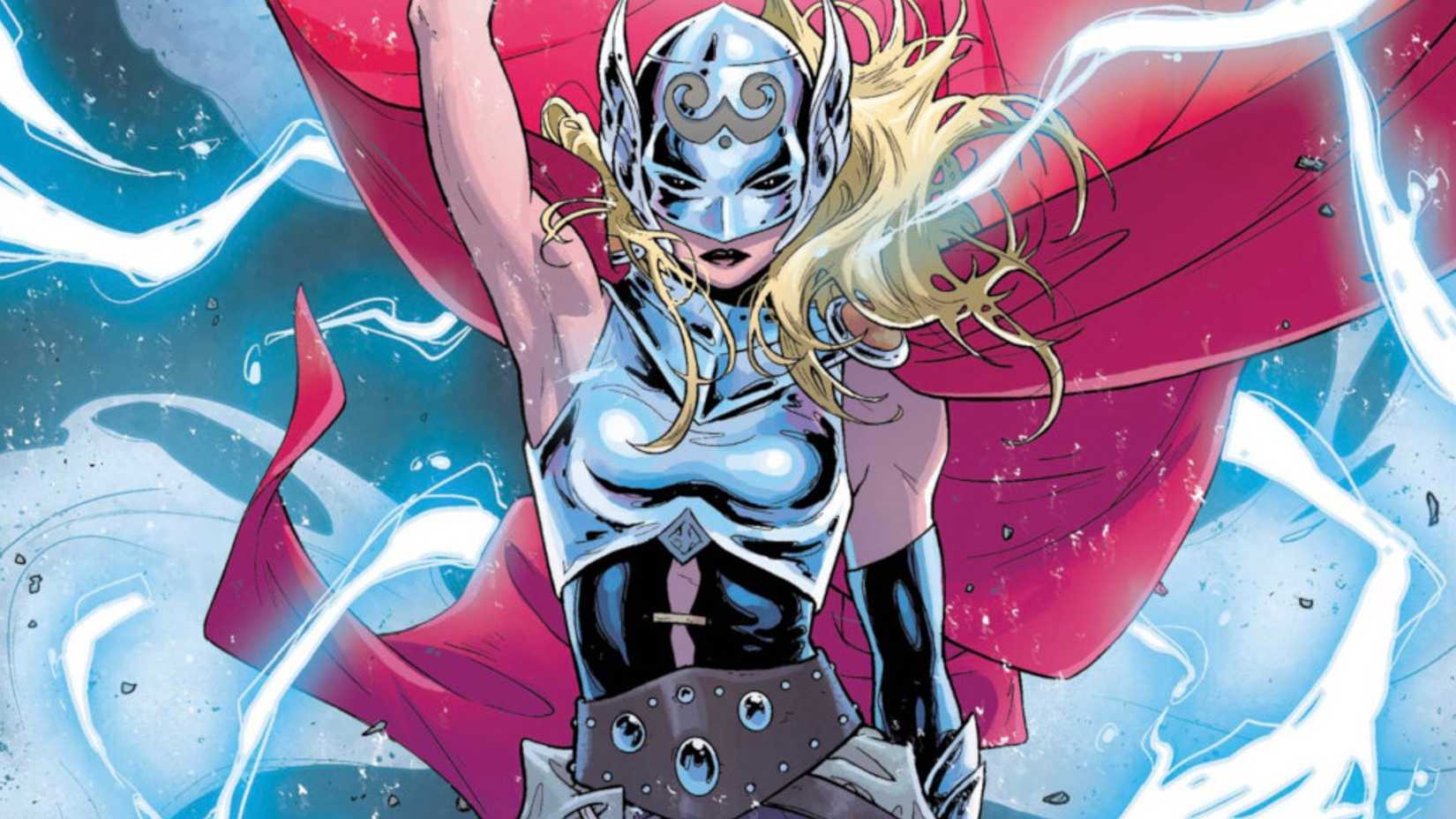 Jane Foster's Thor crackling with lightning