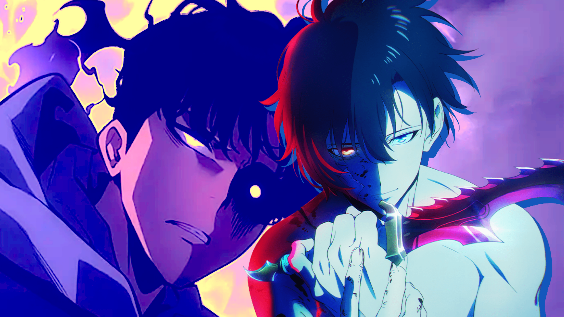 Jinwoo and Suho from Solo Leveling Ragnarok