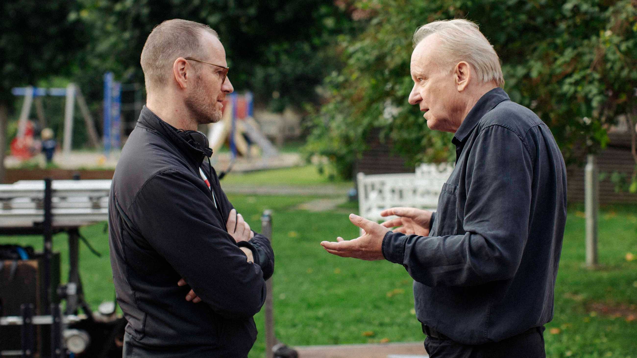 Joachim Trier on set directing Sentimental Value