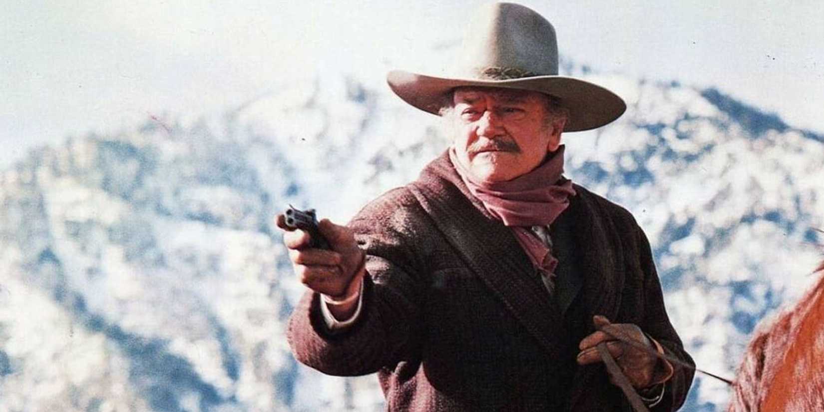 John Wayne em O Atirador