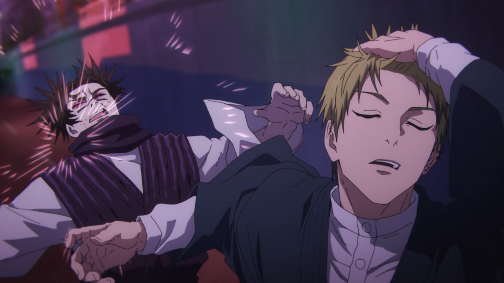 Jujutsu Kaisen Season 3 episode 1 Nayoa Zenin beating Choso