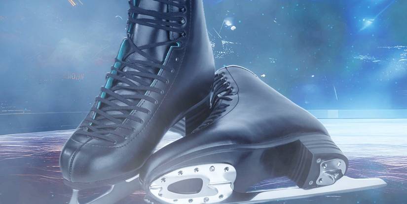 kiss and cry s book cover shows a pair of skates on the ice
