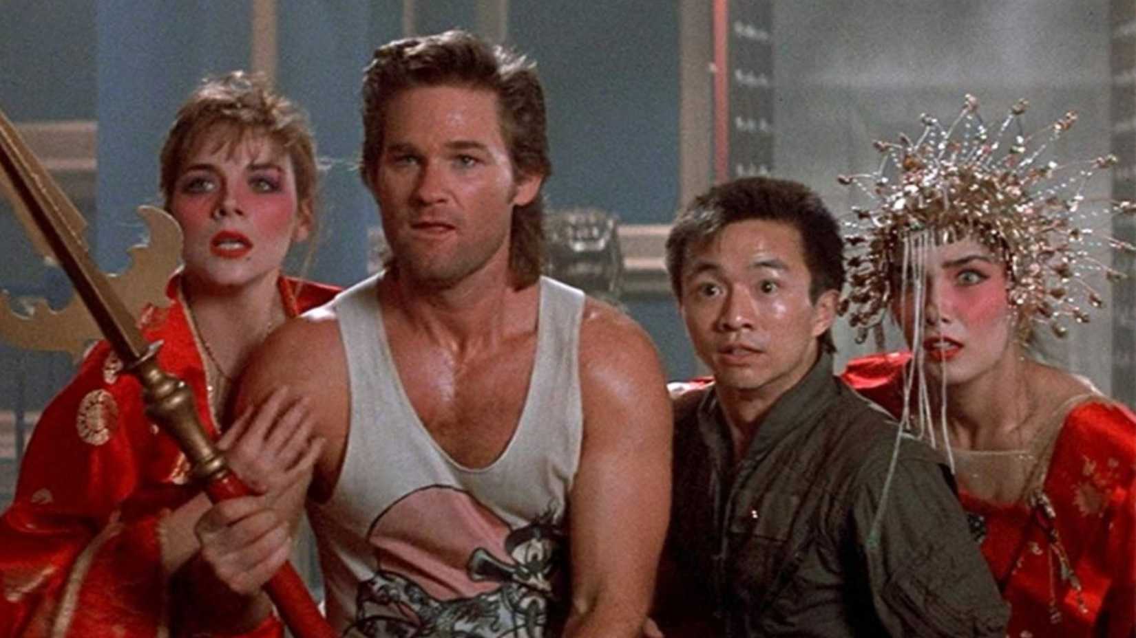 Kurt Russell as Jack Burton in Big Trouble In Little China