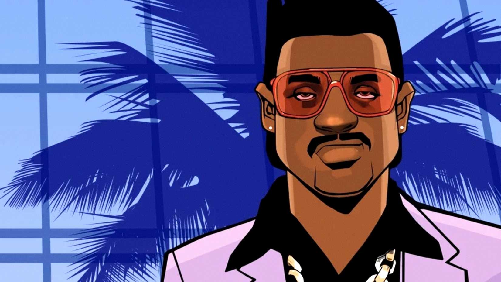 Lance Vance smirks in GTA Vice City Stories art