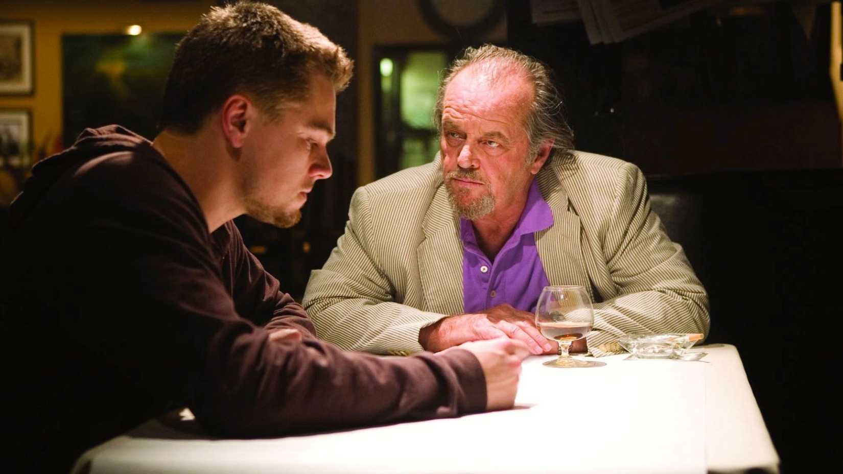 10 Thriller Movies That Are Amazing From Start to Finish 7 Leonardo DiCaprio as Billy talking to Jack Nicholson as Frank Costello in The Departed