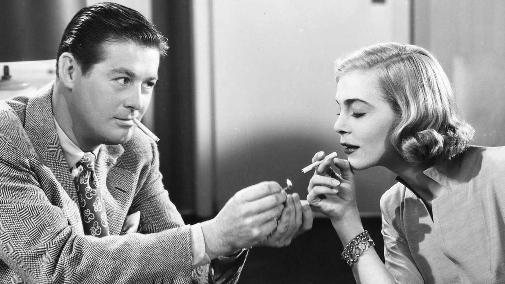 Lizabeth Scott as Jane Palmer with Don DeFore as Don Blake in Too Late For Tears