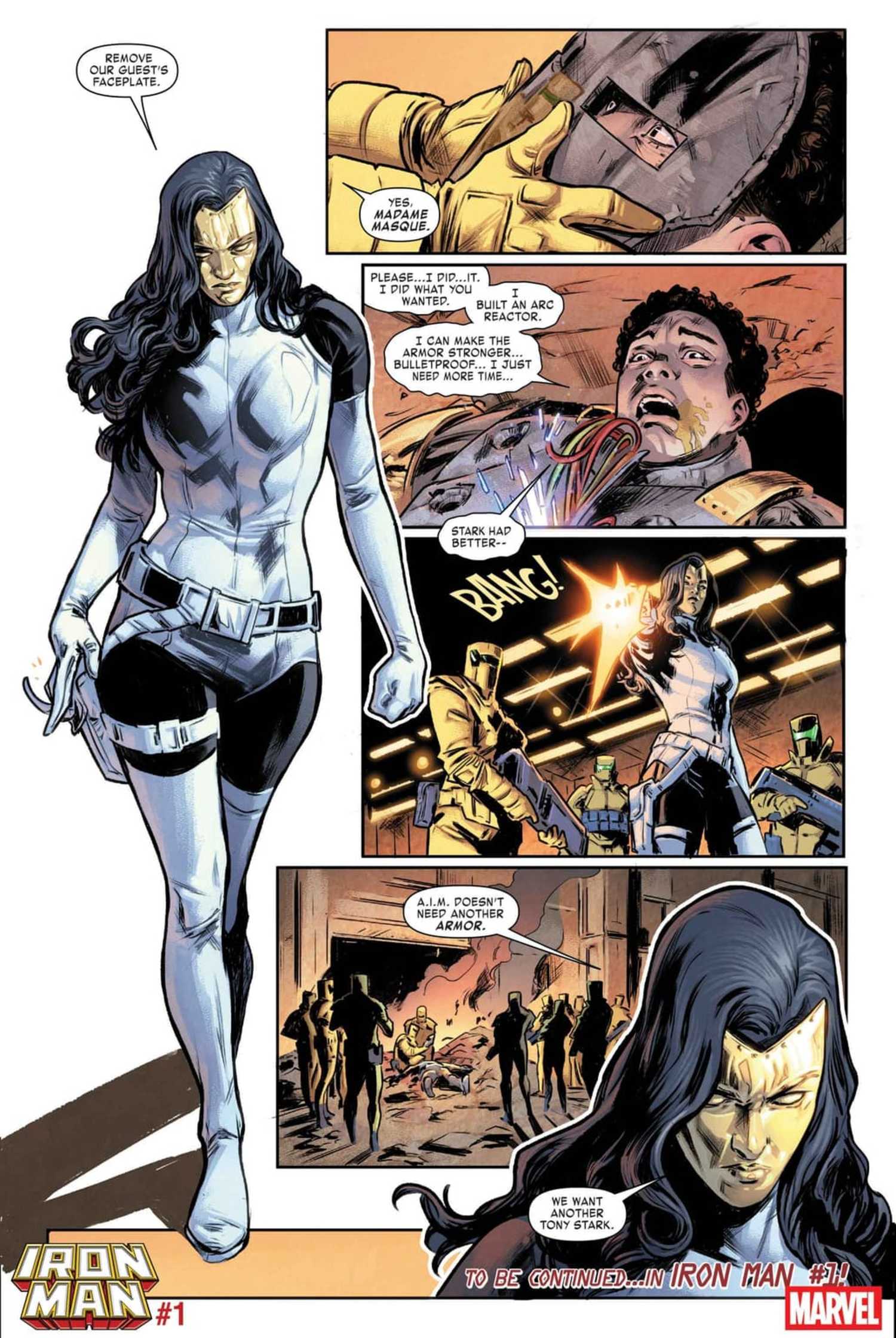 madame masque preview of iron man 1