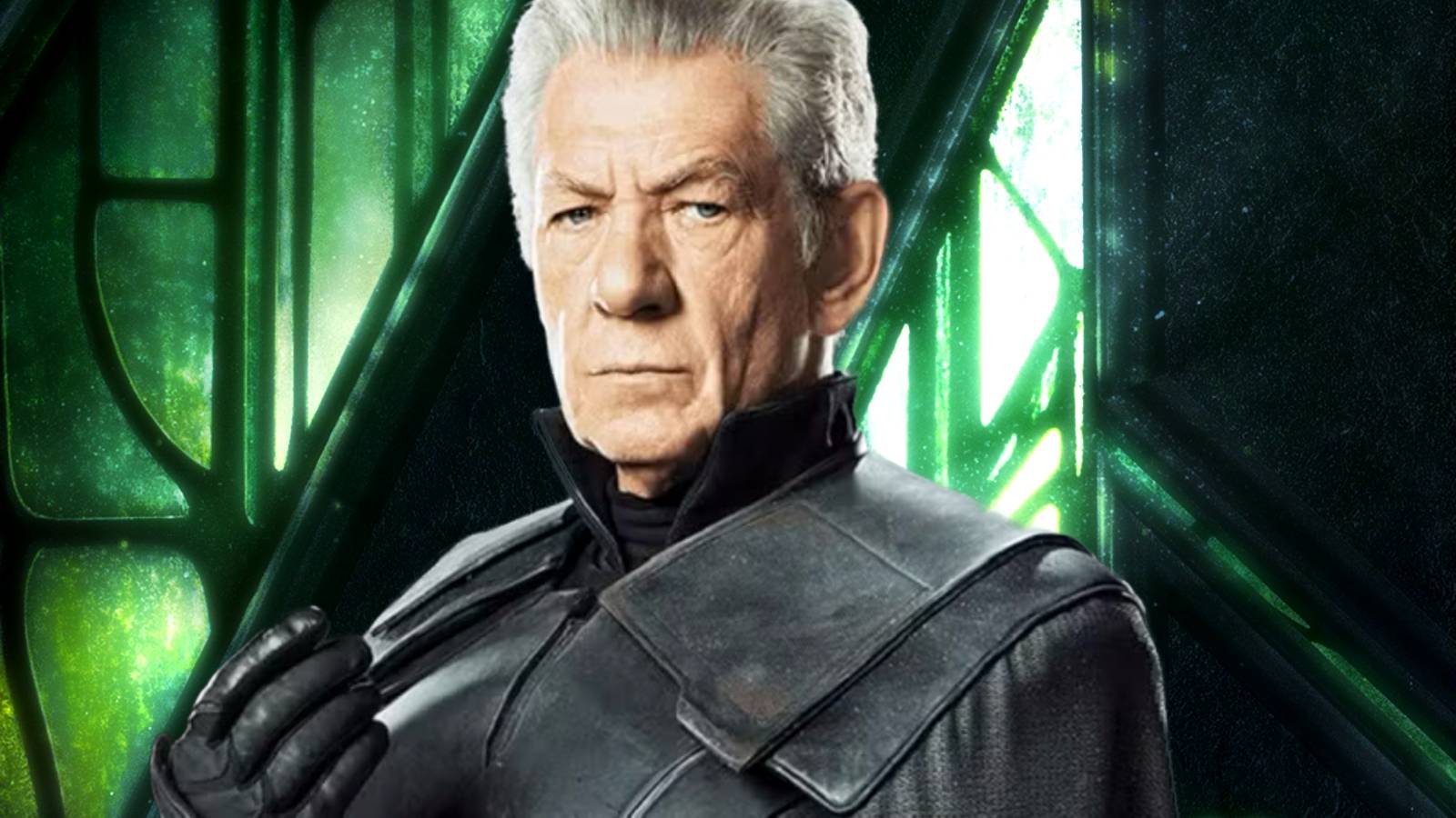 Magneto and Avengers Doomsday Poster in Background