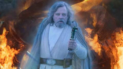 Mark Hamill as Luke Skywalker in The Rise of Skywalker