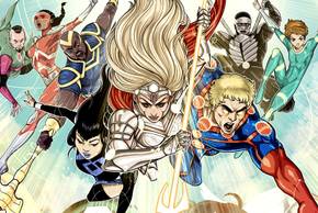 Marvel's Eternals jump into Earth from the skies in Marvel Comics