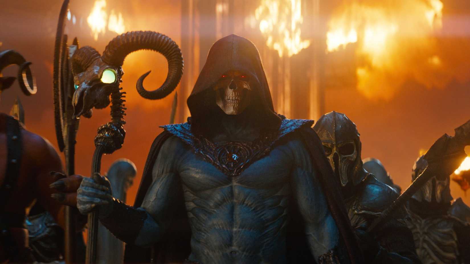 Esqueleto em cena de Masters of the Universe