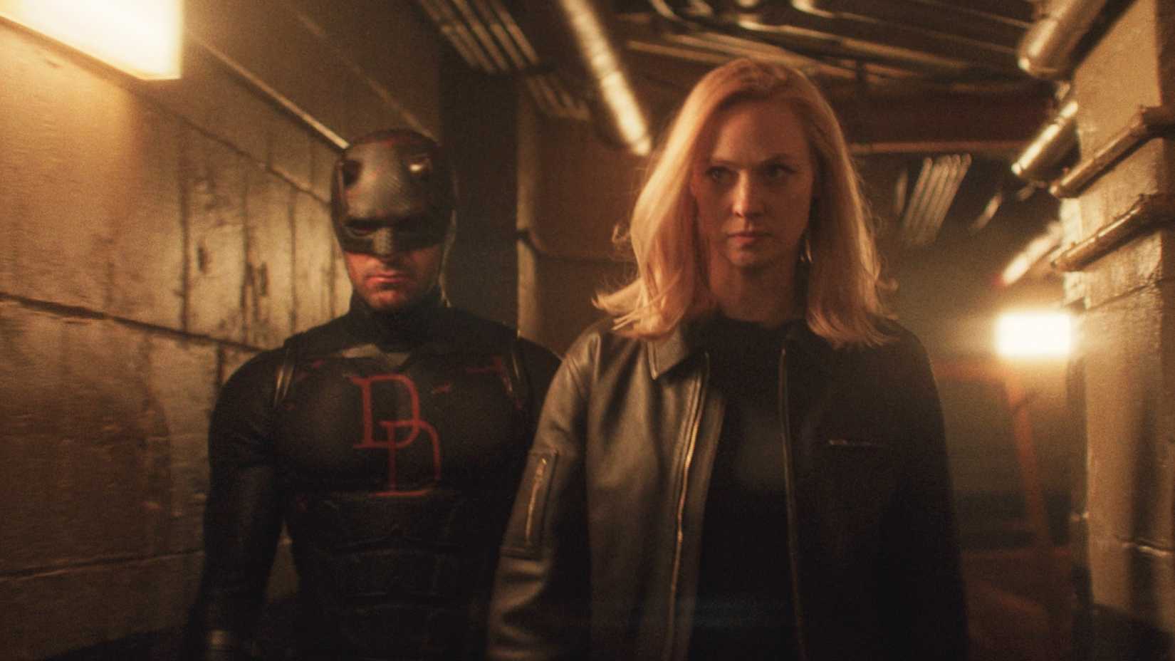 Matt Murdock e Karen Page em Demolidor: Renascido temporada 2