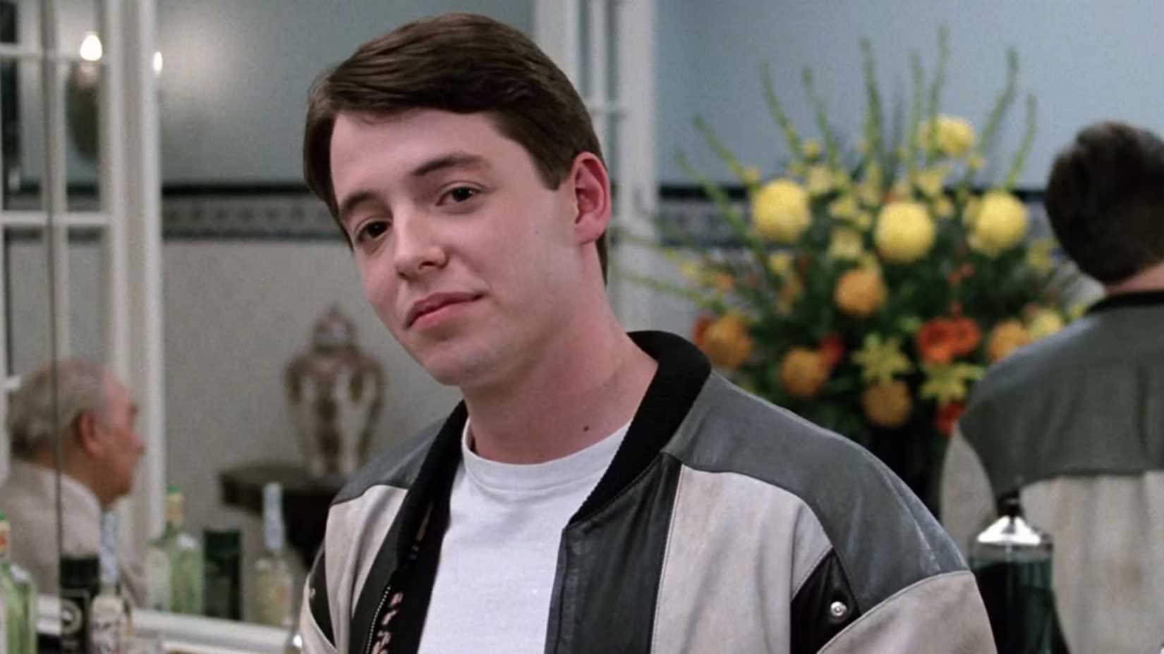 Matthew Broderick como Ferris Bueller em Curtindo a Vida Adoidado