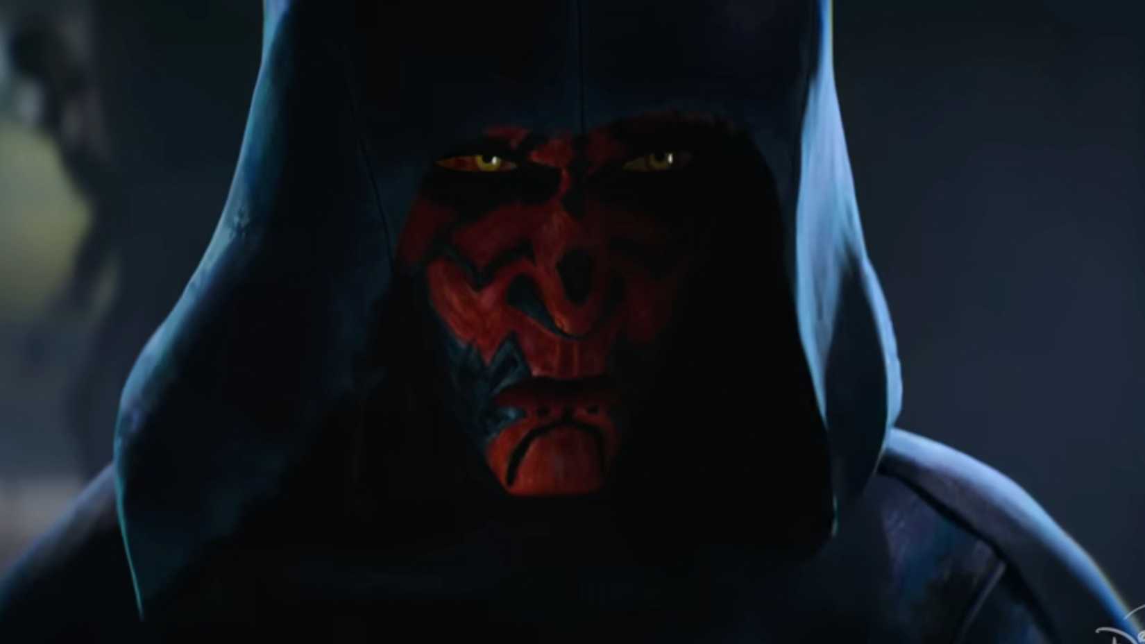 Maul Wearing Hood in Maul Shadow Lord Trailer