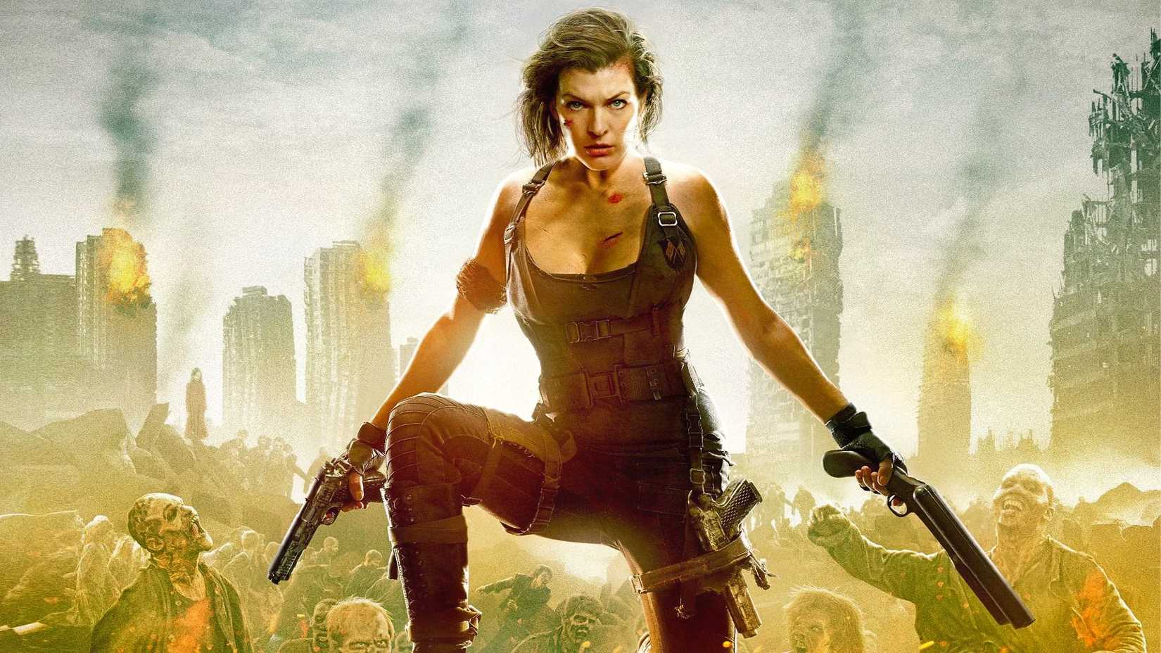 Плакат Мілли Йовович у ролі Аліси в Resident Evil: The Final Chapter