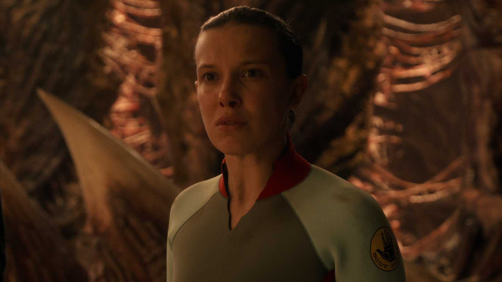 Millie Bobby Brown as Eleven in the Stranger Things season 5 finale