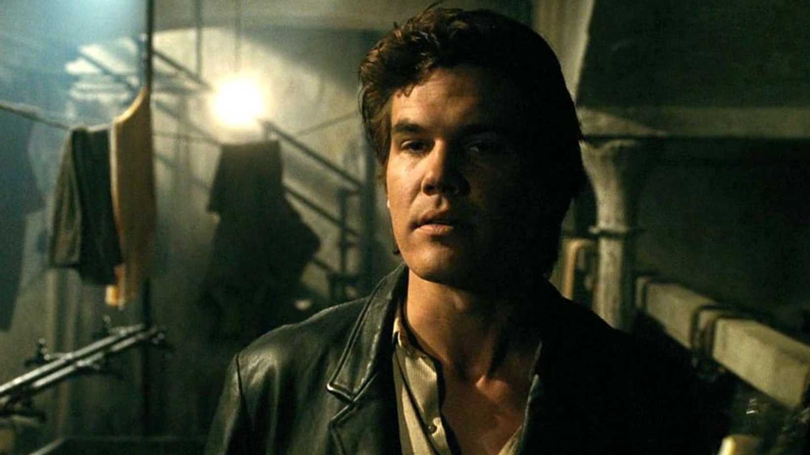Josh Brolin looks on in Mimic