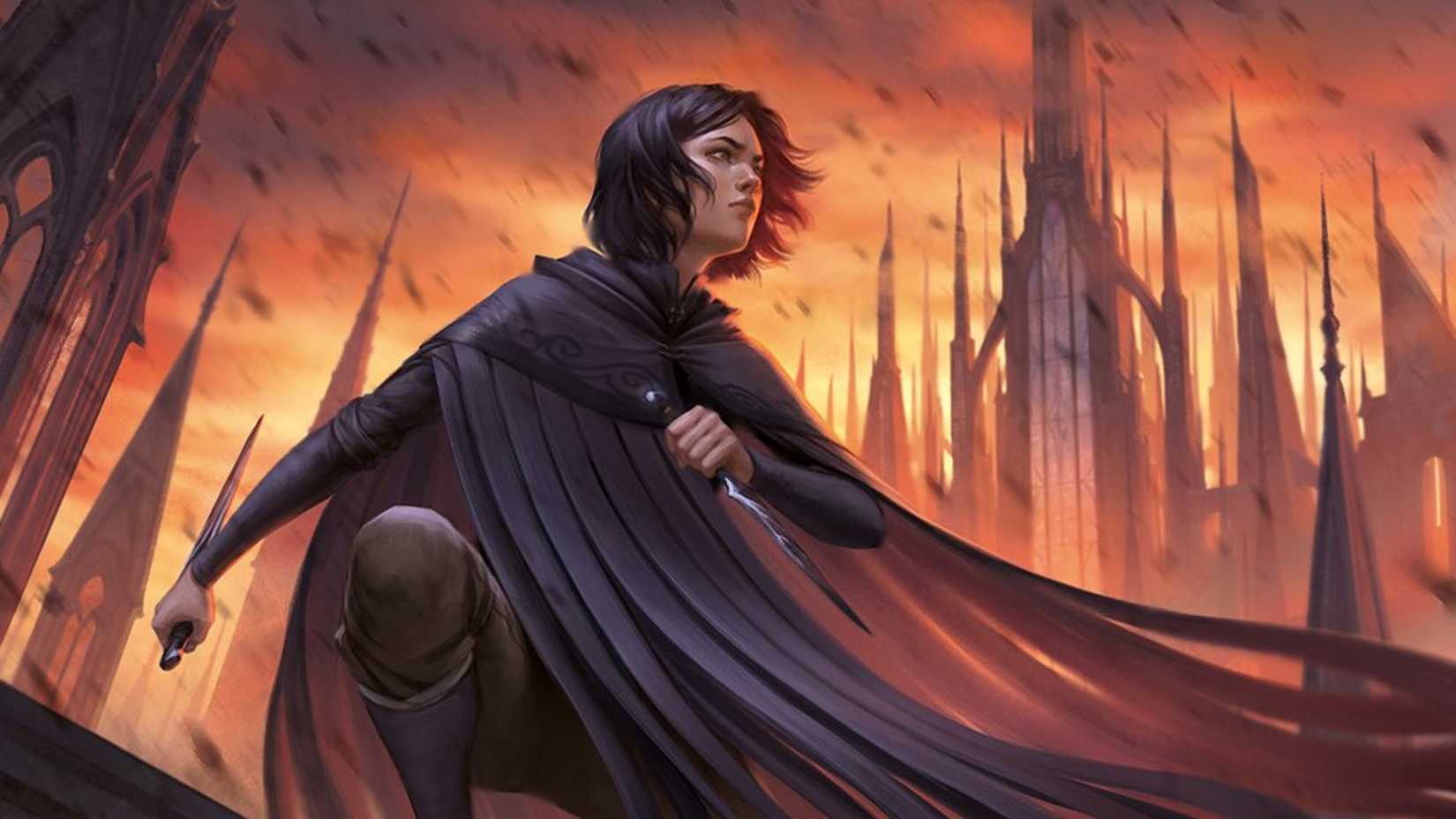 Capa ou arte conceitual da série Mistborn