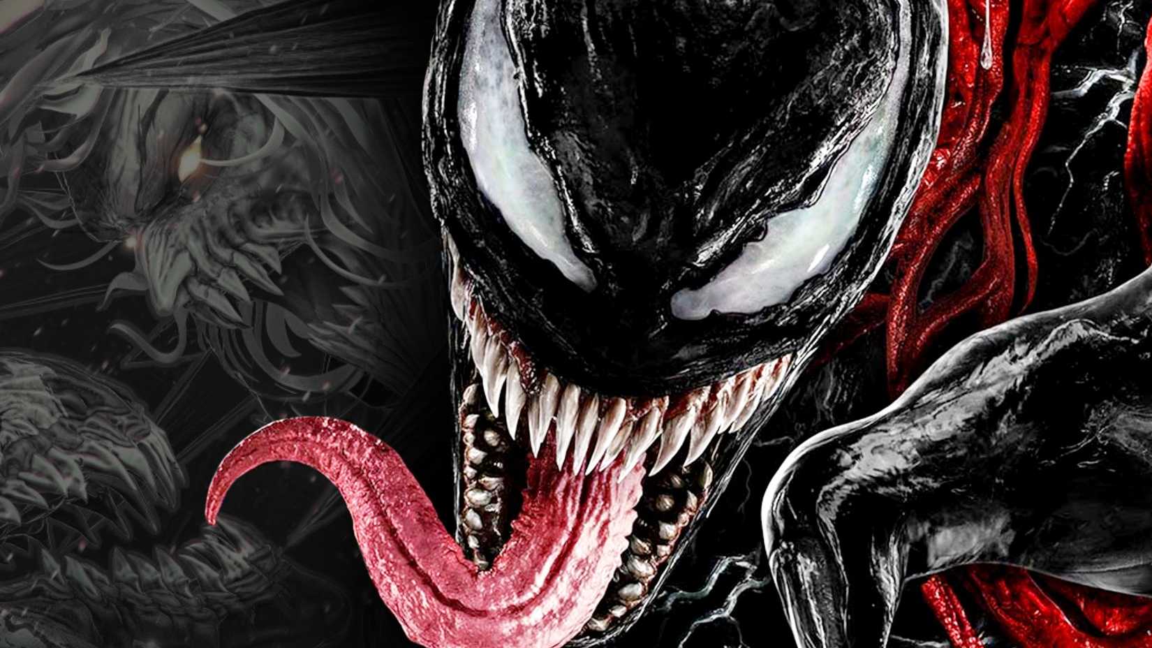 movie venom with knull, the king in black in the shadows