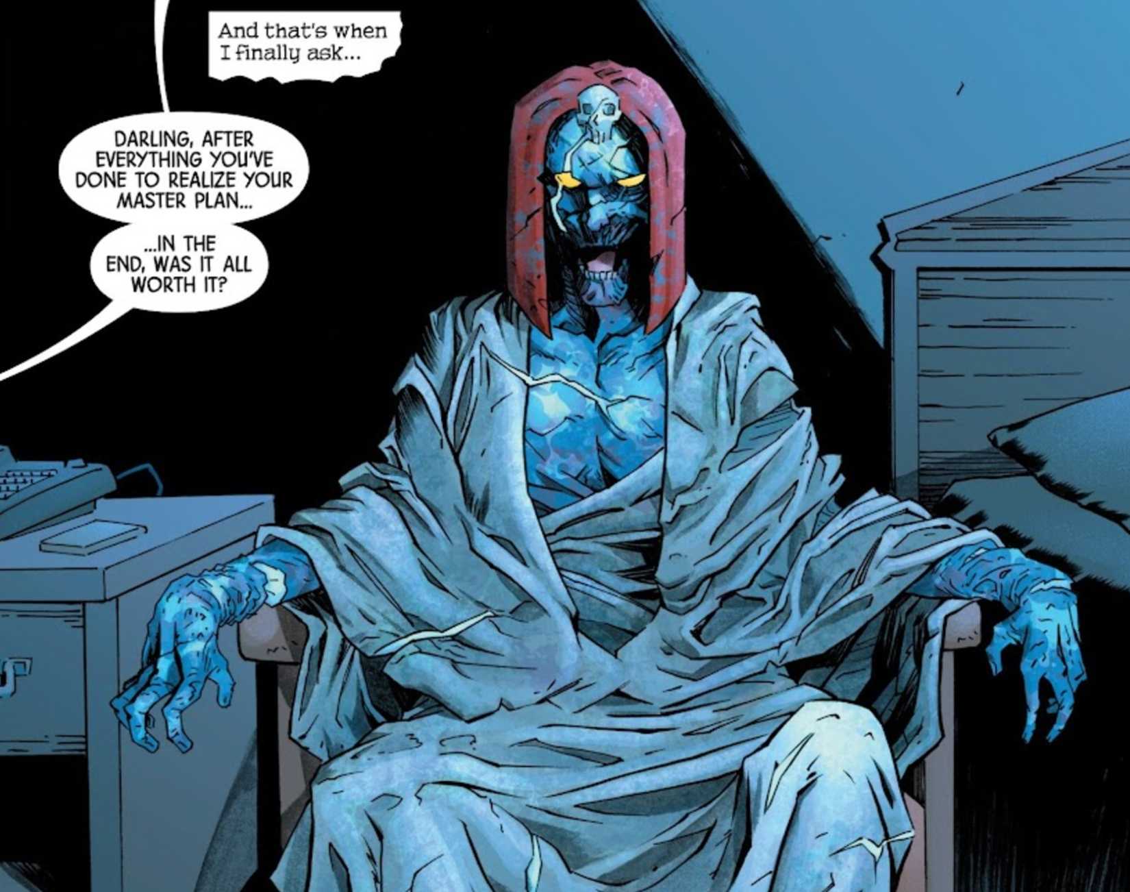 mystique's new design in her solo series