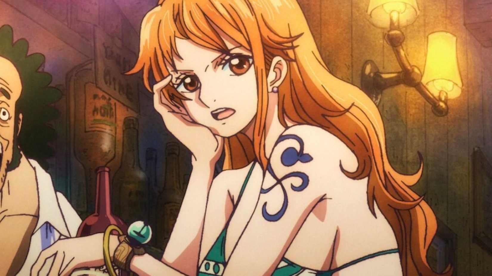 Nami as seen in the Fish-Man Island Arc Remaster