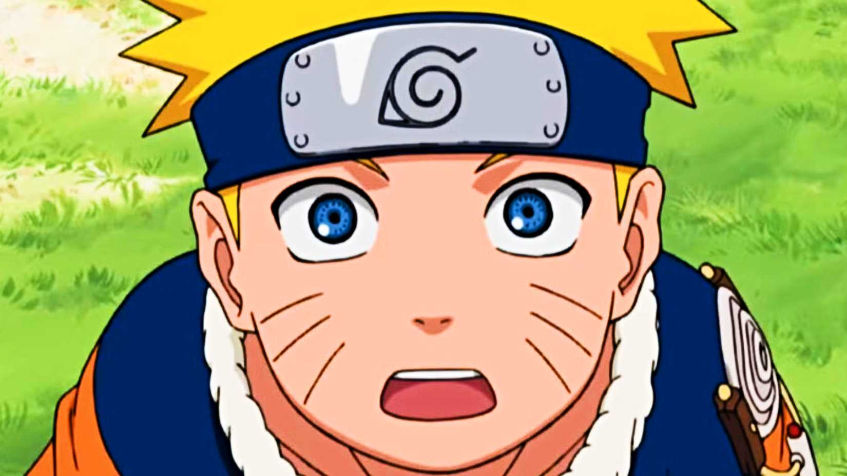 Naruto, looking surprised