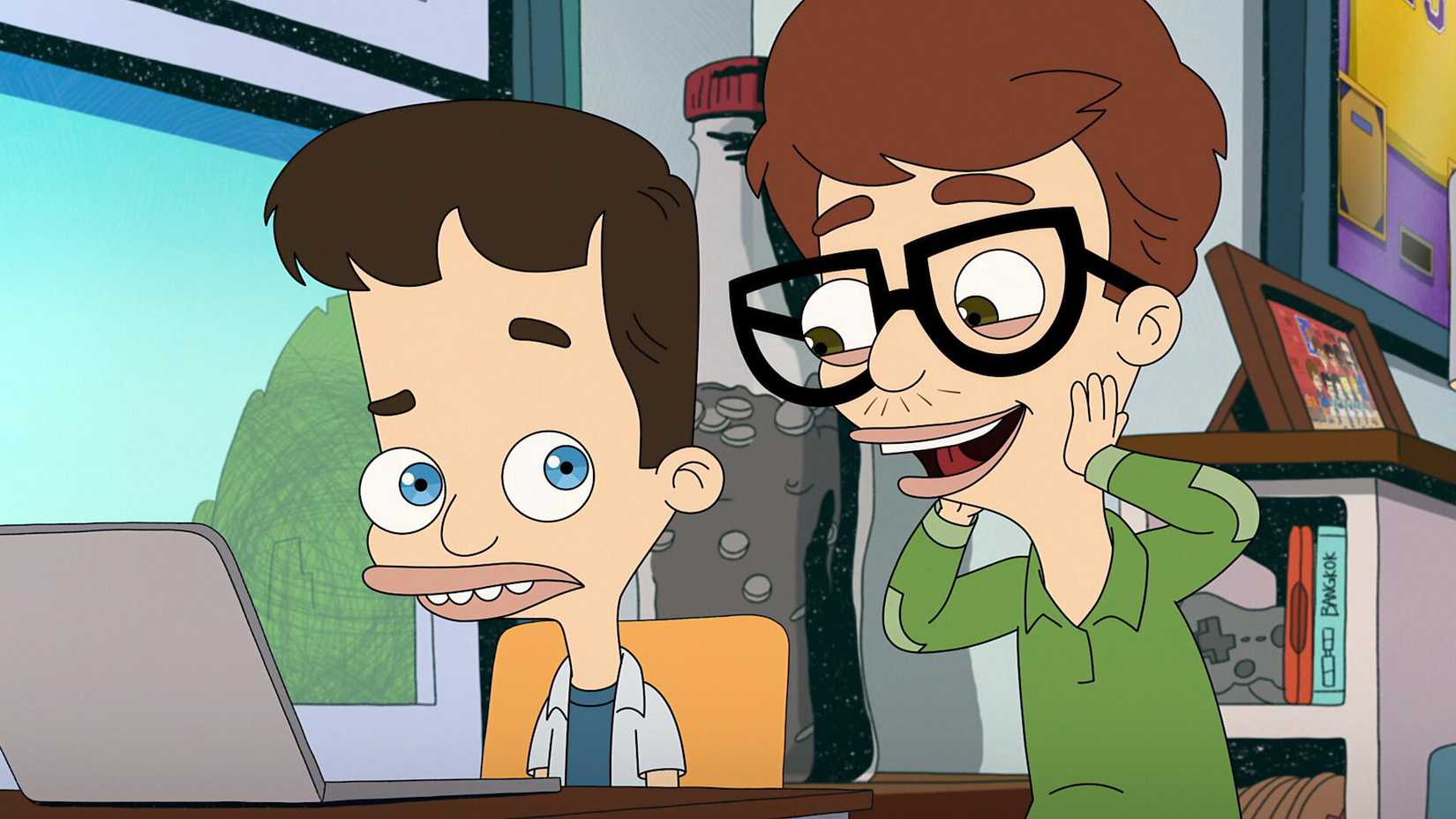 Nick e Andrew em Big Mouth