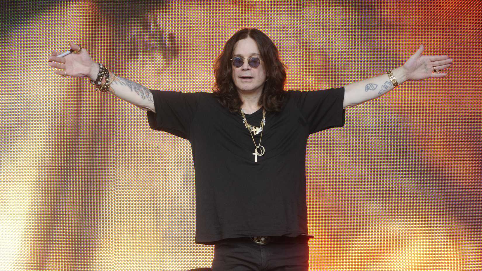 Ozzy Osbourne performing