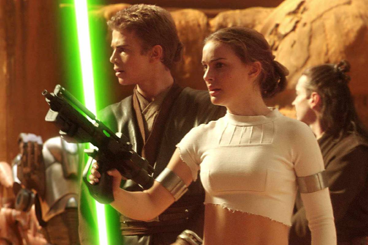 Natalie Portman as Padmé Amidala in the Star Wars prequels
