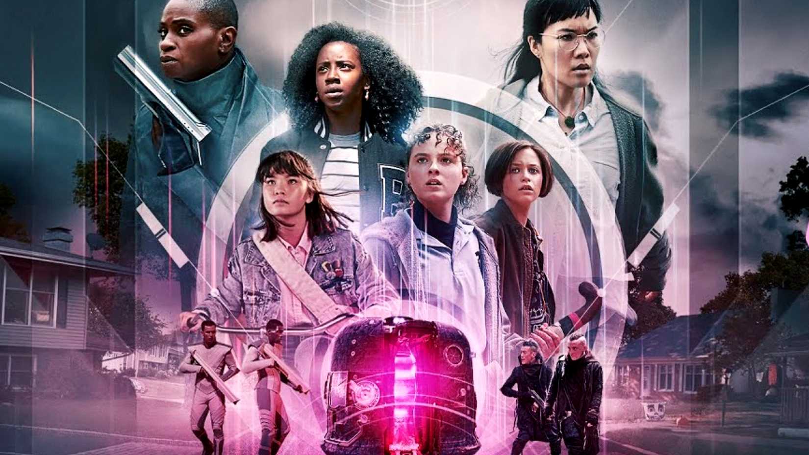 Paper Girls' main cast assembles for the Amazon show's poster