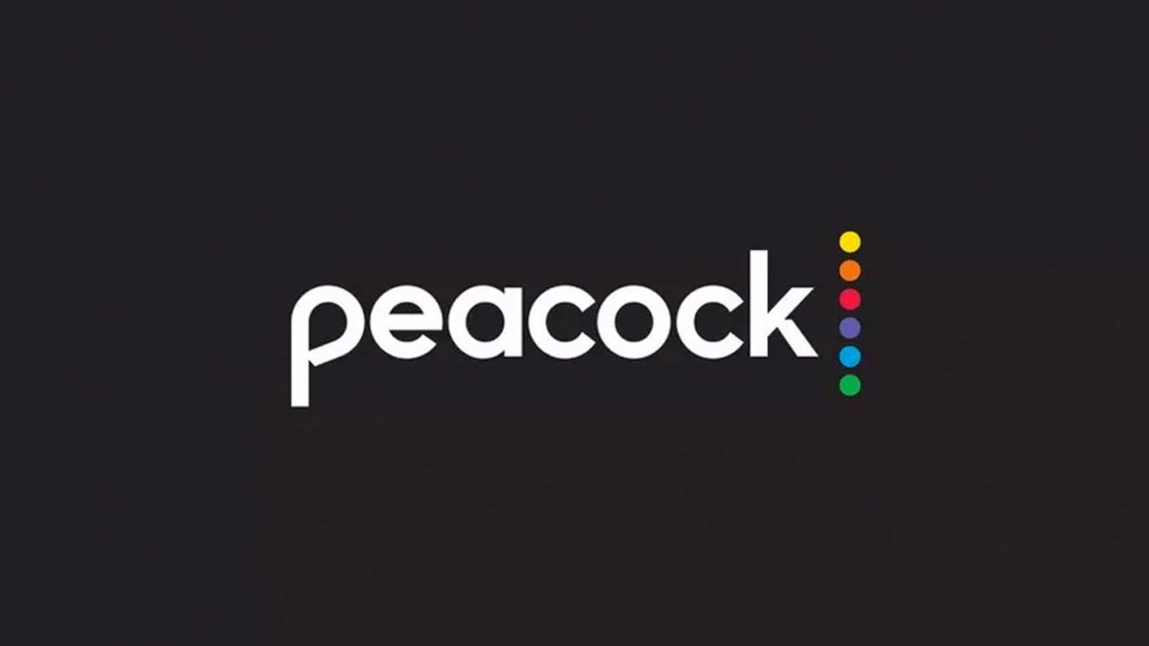 The Peacock Logo against a black backdrop