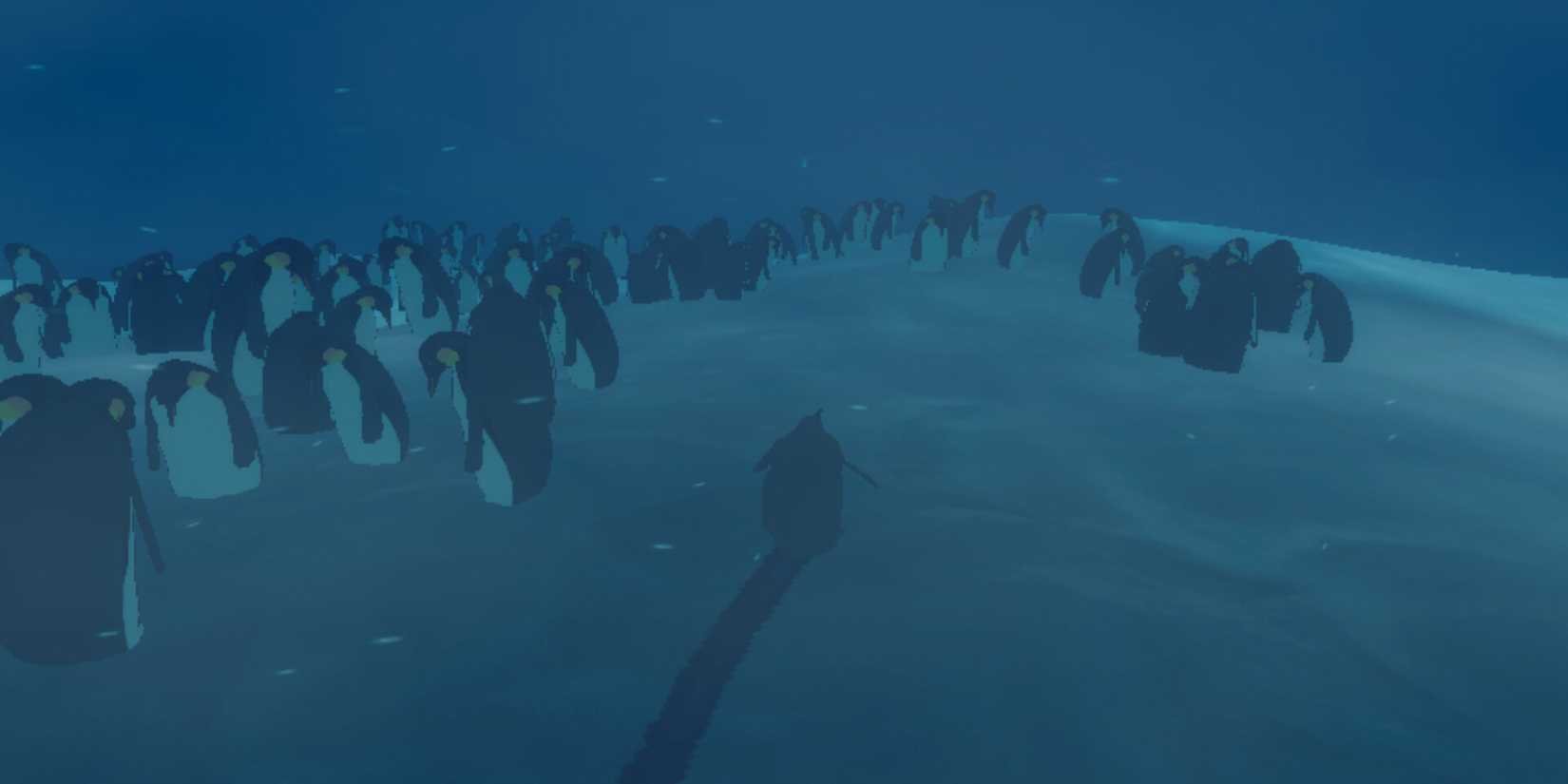 A colony of penguins in Penguin Colony