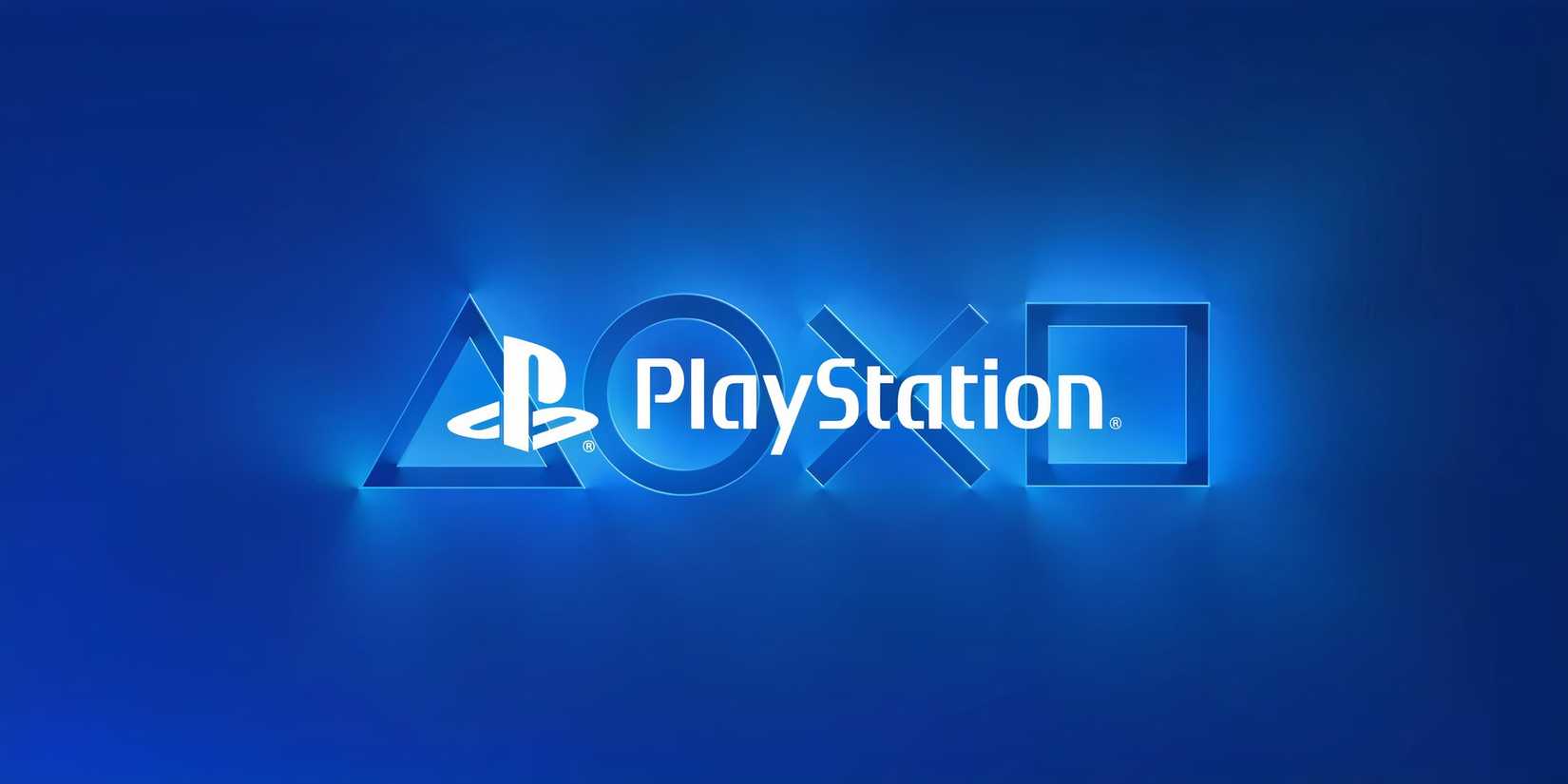 Playstation logo with button symbols