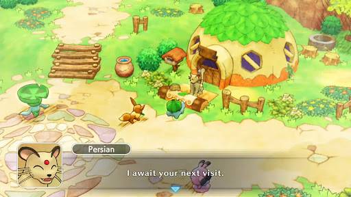 Pokémon Mystery Dungeon meeting with a Persian