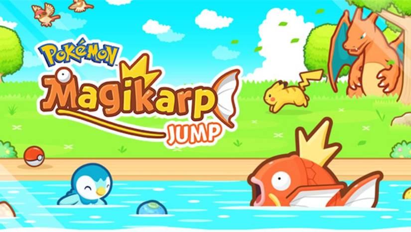 Pokemon Magicarp Jump title screen image