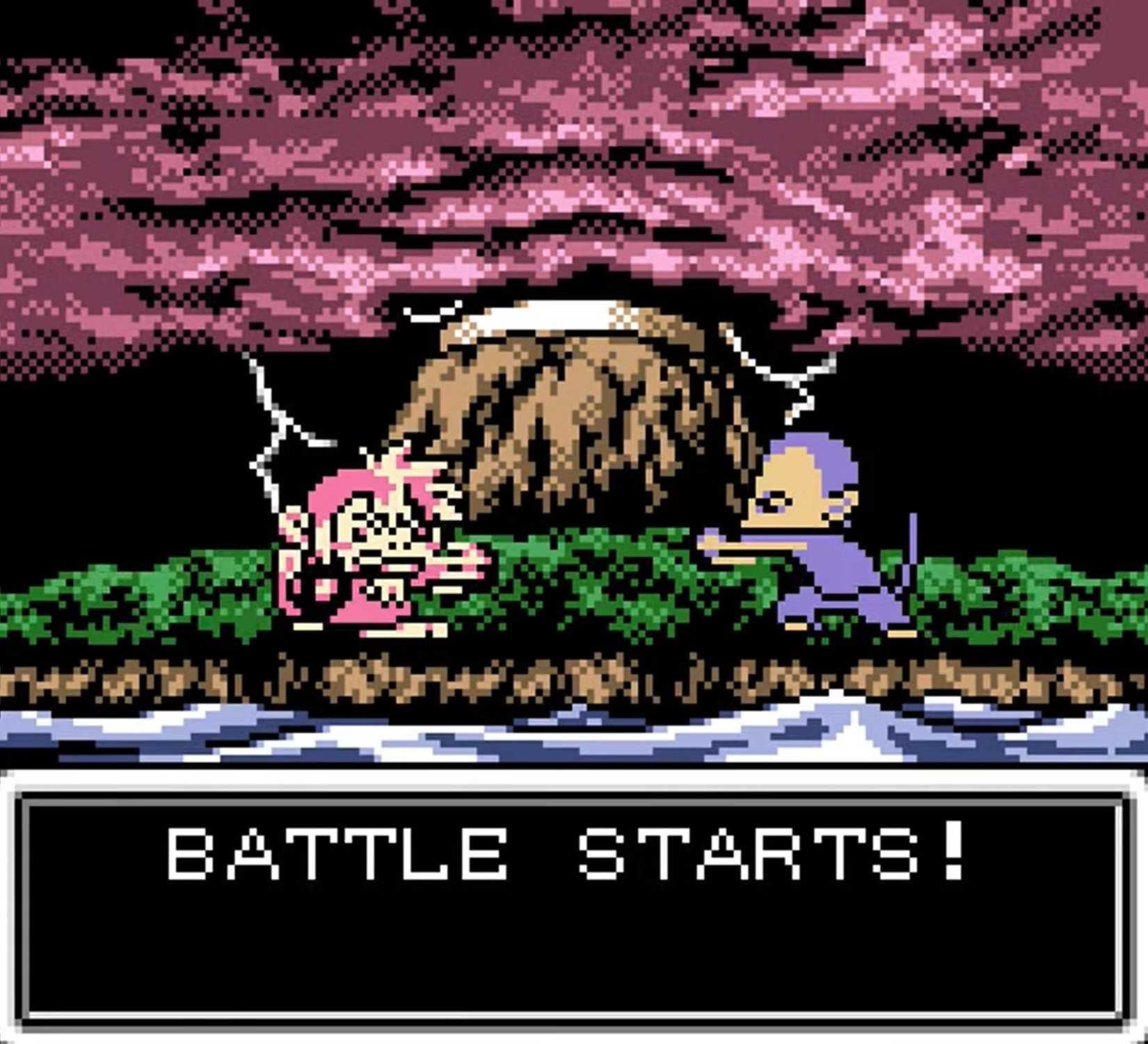 pokemon's pikachu with classic gameboy game monkey puncher 2