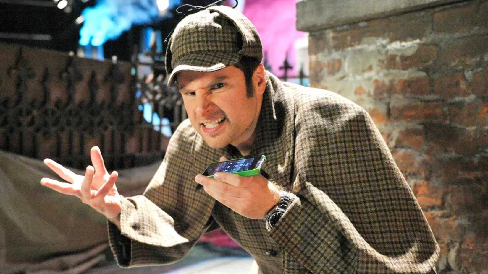 James Roday Rodriguez as Shawn Spencer in Psych The Musical.