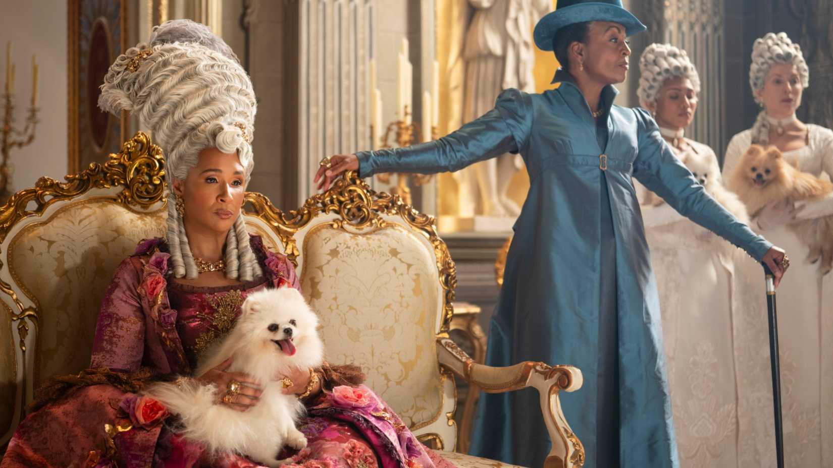 Rainha Charlotte e Lady Danbury em Bridgerton