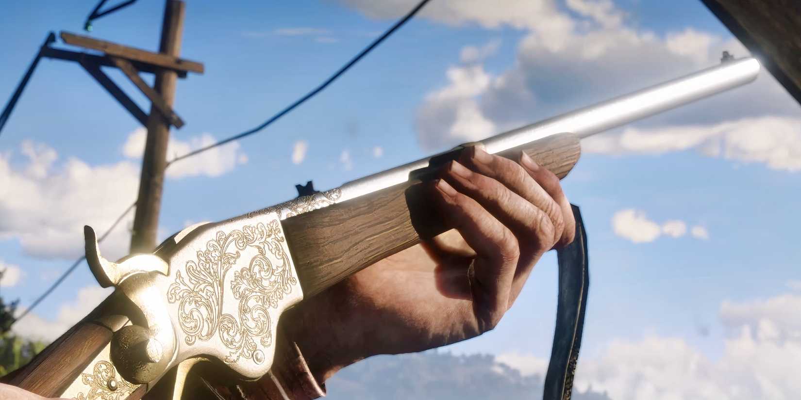 RDR2 rifle hi-res mod enhanced