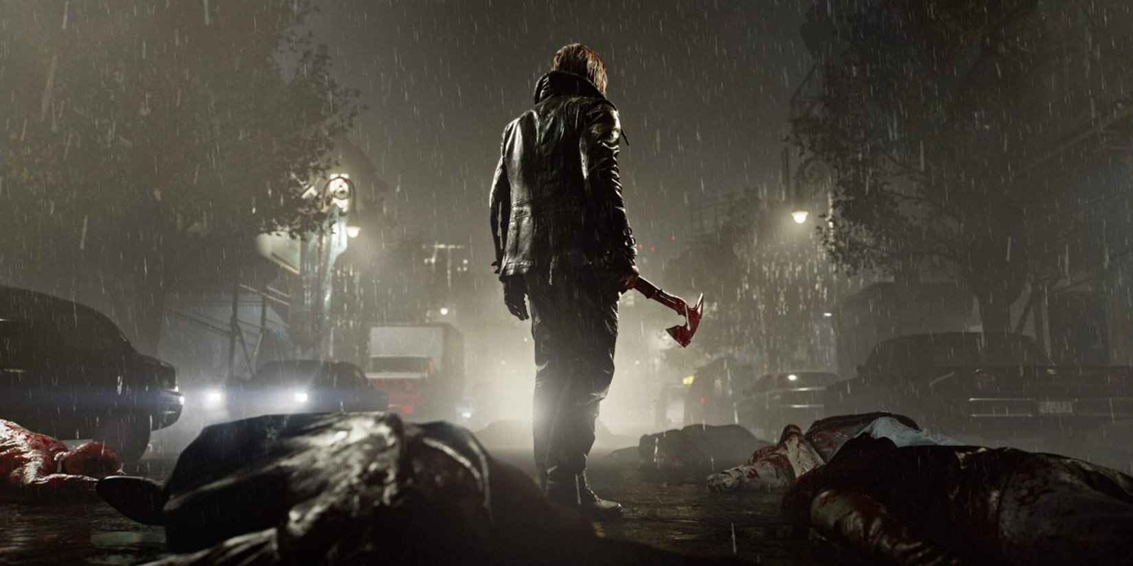 Resident Evil Requiem Leon holding an Axe