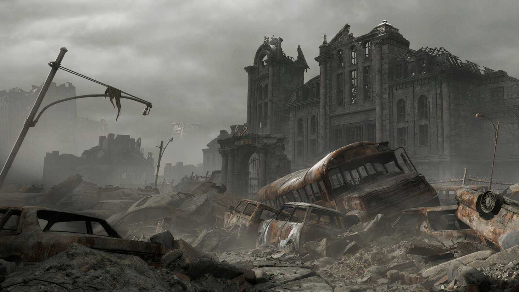 Resident Evil Requiem Raccoon City RPD-Stationsruinen