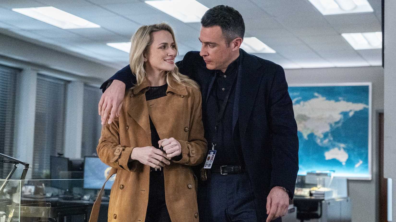 Scola with his arm around Nina in FBI