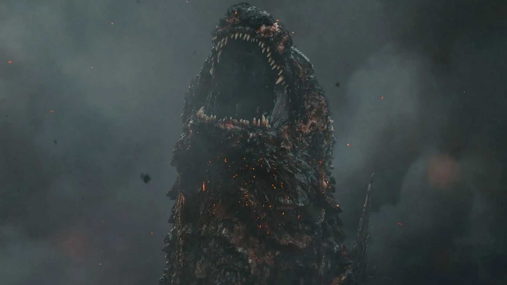 Godzilla Minus One burning roar