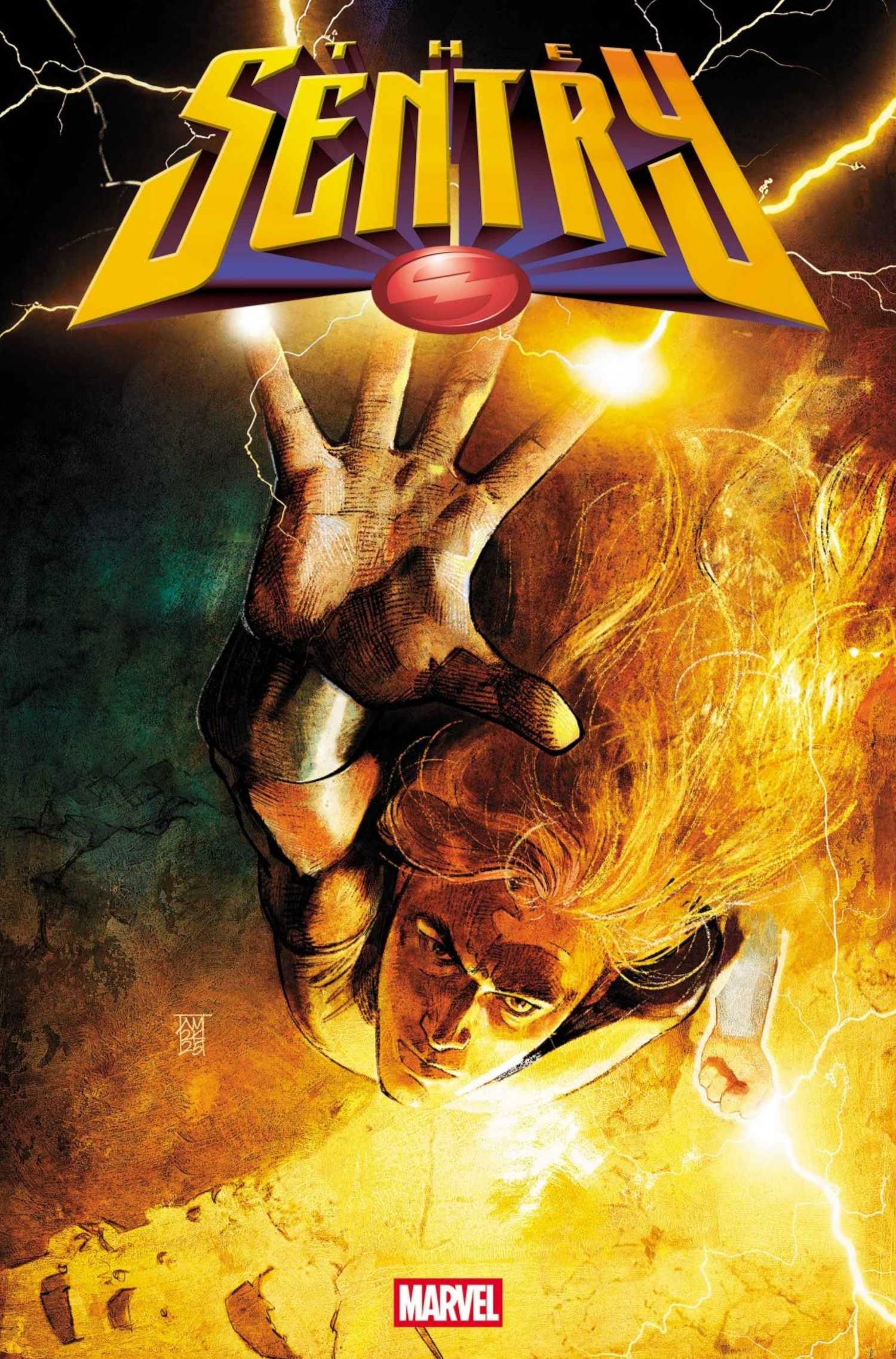 sentry 2 cover showing sentry's fingers glowing