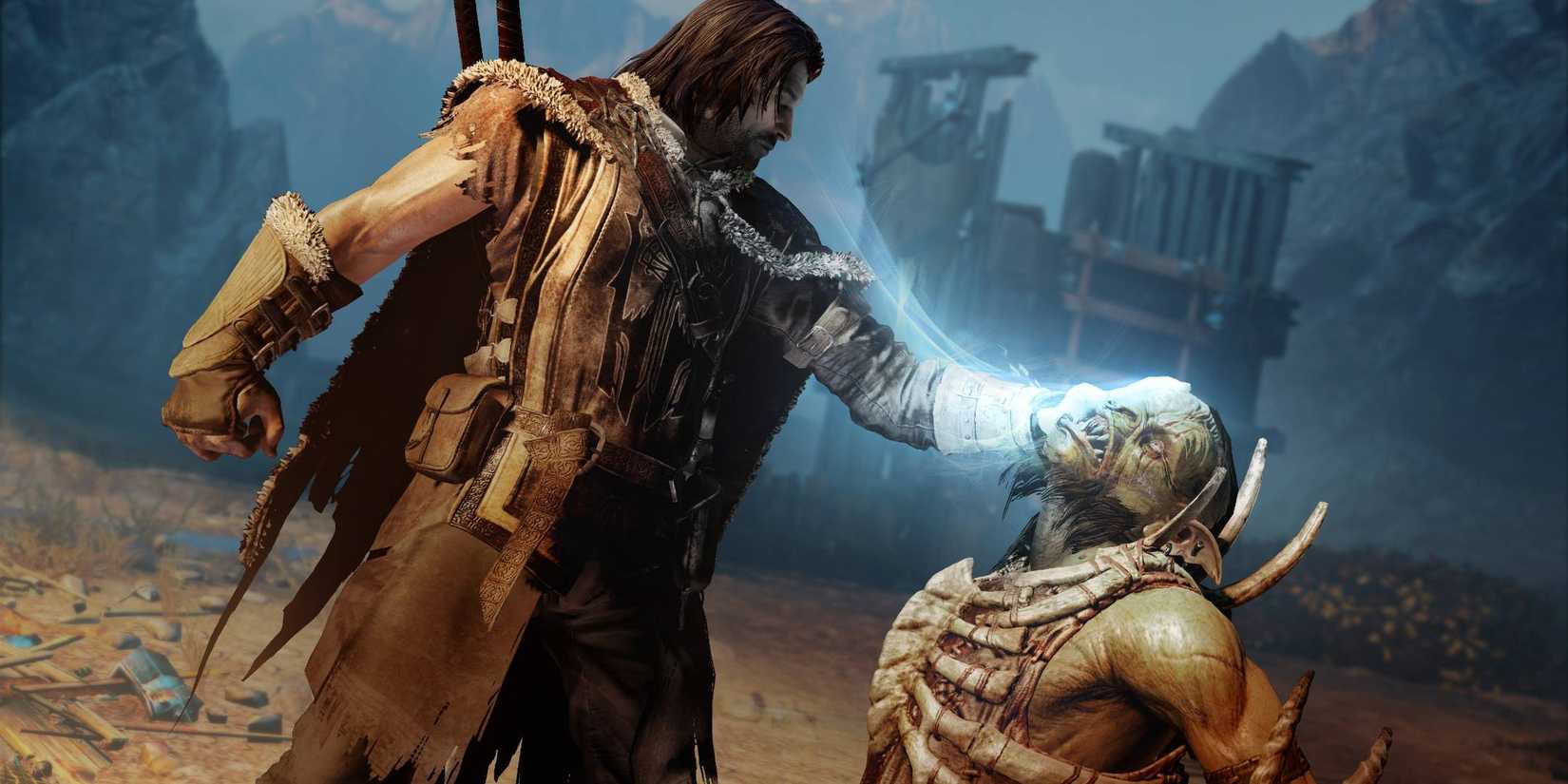 Lord of the Rings Shadow of Mordor controlling an orc