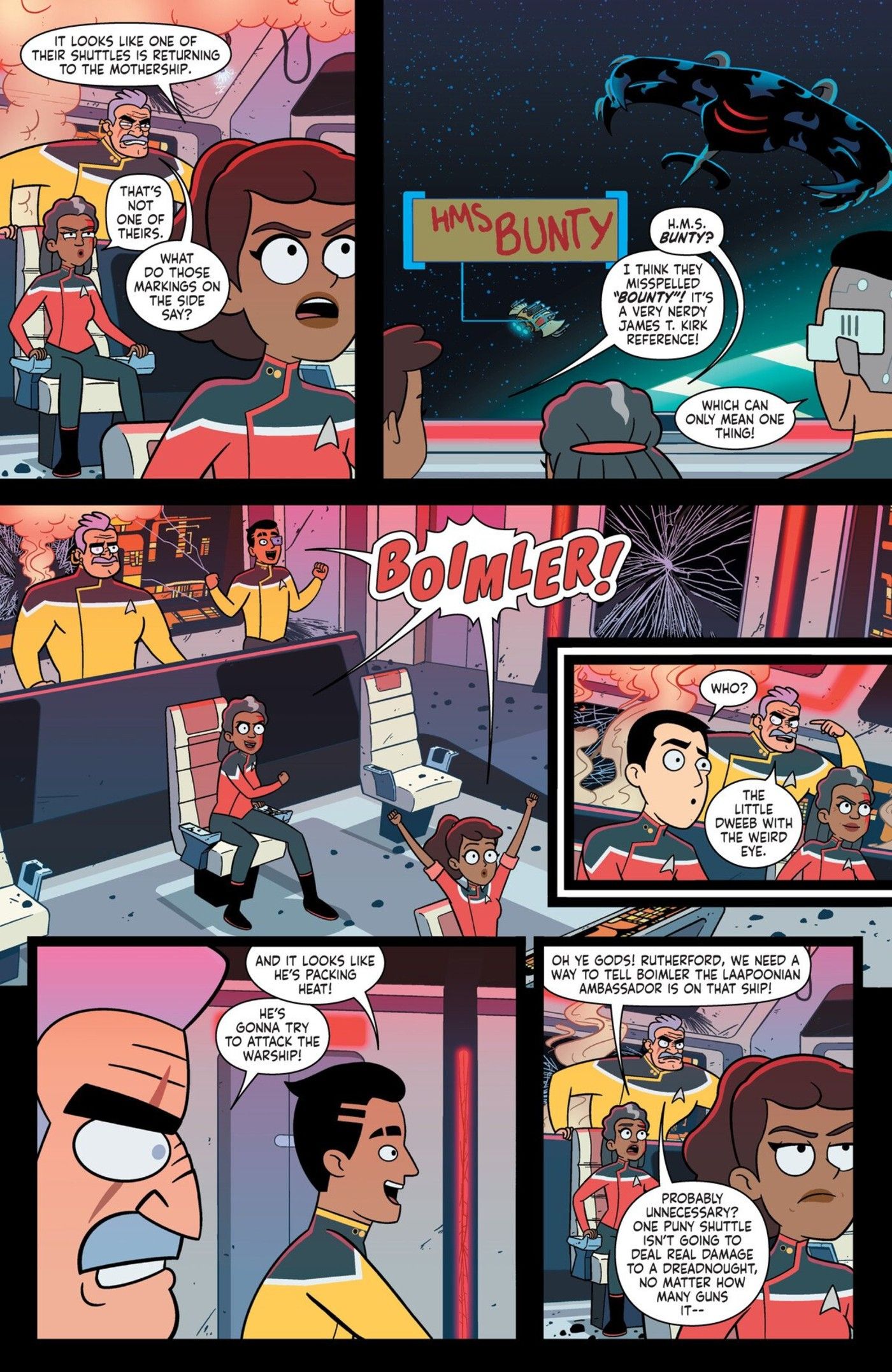 Star Trek: Lower Decks omaggia The Voyage Home con una nuova nave dal nome &ldquo;sbagliato&rdquo;